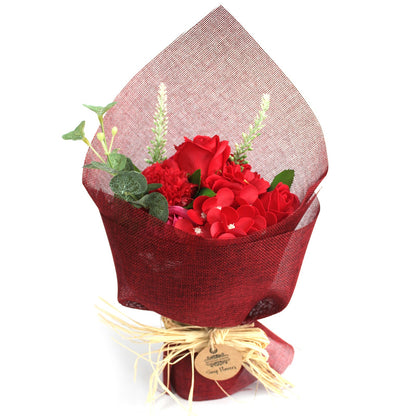 Bouquet Soap Flower - Red