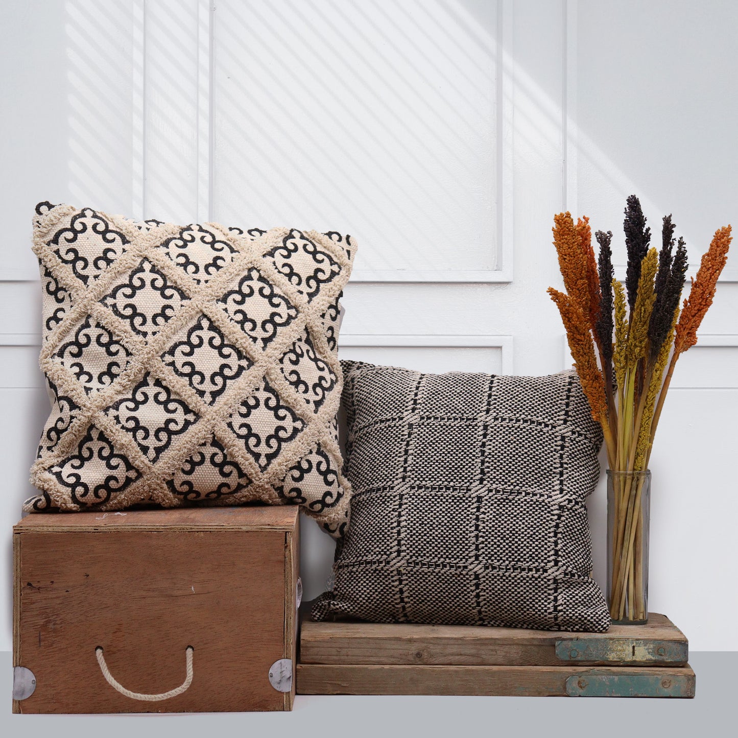 Classic Cushion Cover - Berber Design - 45x45cm