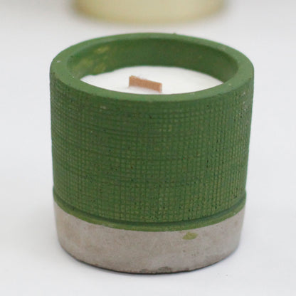 Green Sea Moss and Herbs Wooden Wick Candle