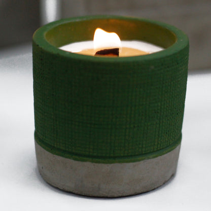 Green Sea Moss and Herbs Wooden Wick Candle