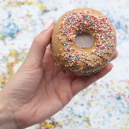 Toffee and Caramel Bath Donuts