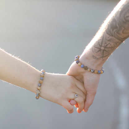 Gemstones Friendship Bracelets - Picasso Jasper & White Howlite