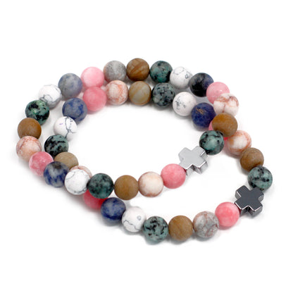 Gemstones Friendship Bracelets - Rainbow Gemstones