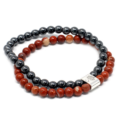 Magnetic Gemstone Bracelet - Redstone