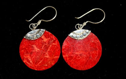 925 Silver Earrings - Classic Disc