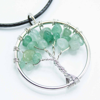 Tree of Life Pendant - Jade