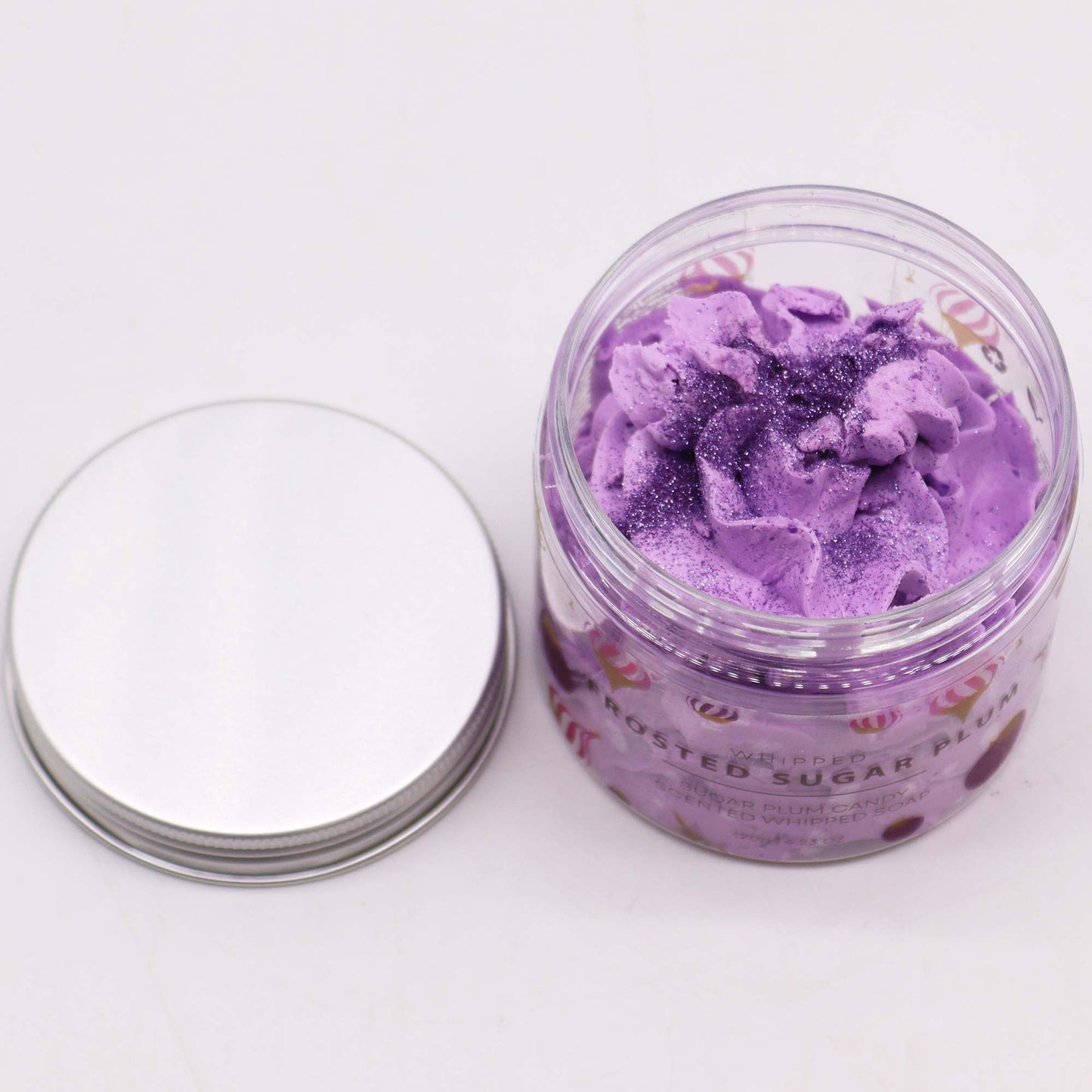 Frosted Sugar Plum Whipped Soap 120g