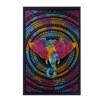 Elephant Head Single Cotton Bedspread