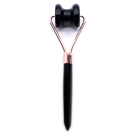 Gemstone Jawline Roller - Black Obsidian