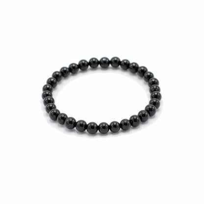 Black Agate Gemstone Manifestation Bracelet