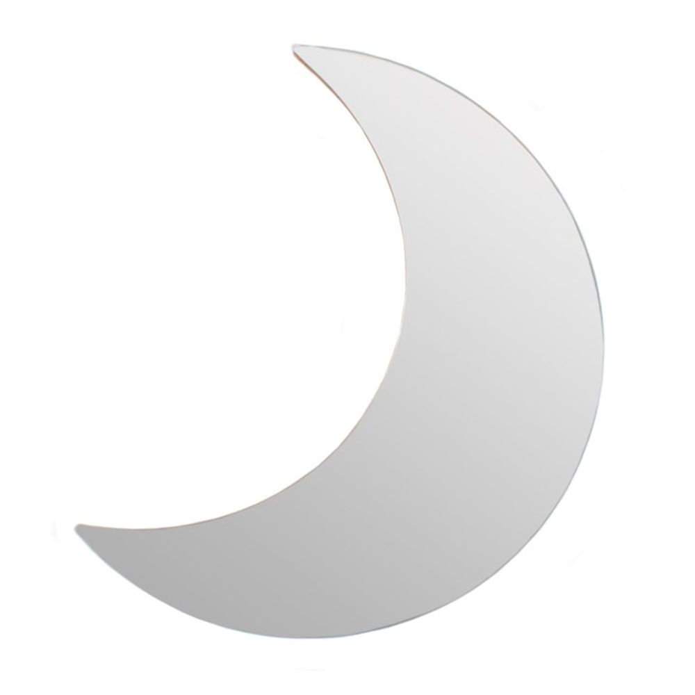 Crescent Moon Mirror - Reflecting Celestial Beauty - Thesoulmindspirit