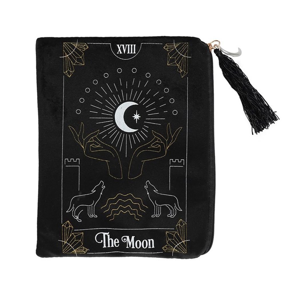 The Moon Tarot Card Zippered Bag design - Thesoulmindspirit