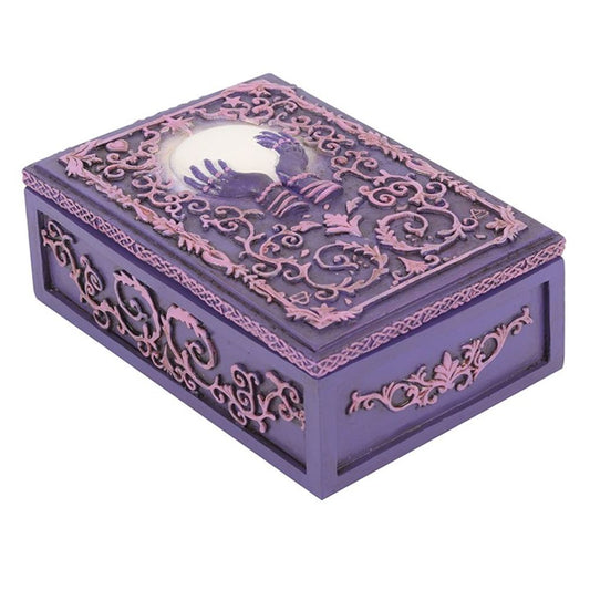 Mystical Crystal Ball Resin Storage Box Enchanting - Thesoulmindspirit