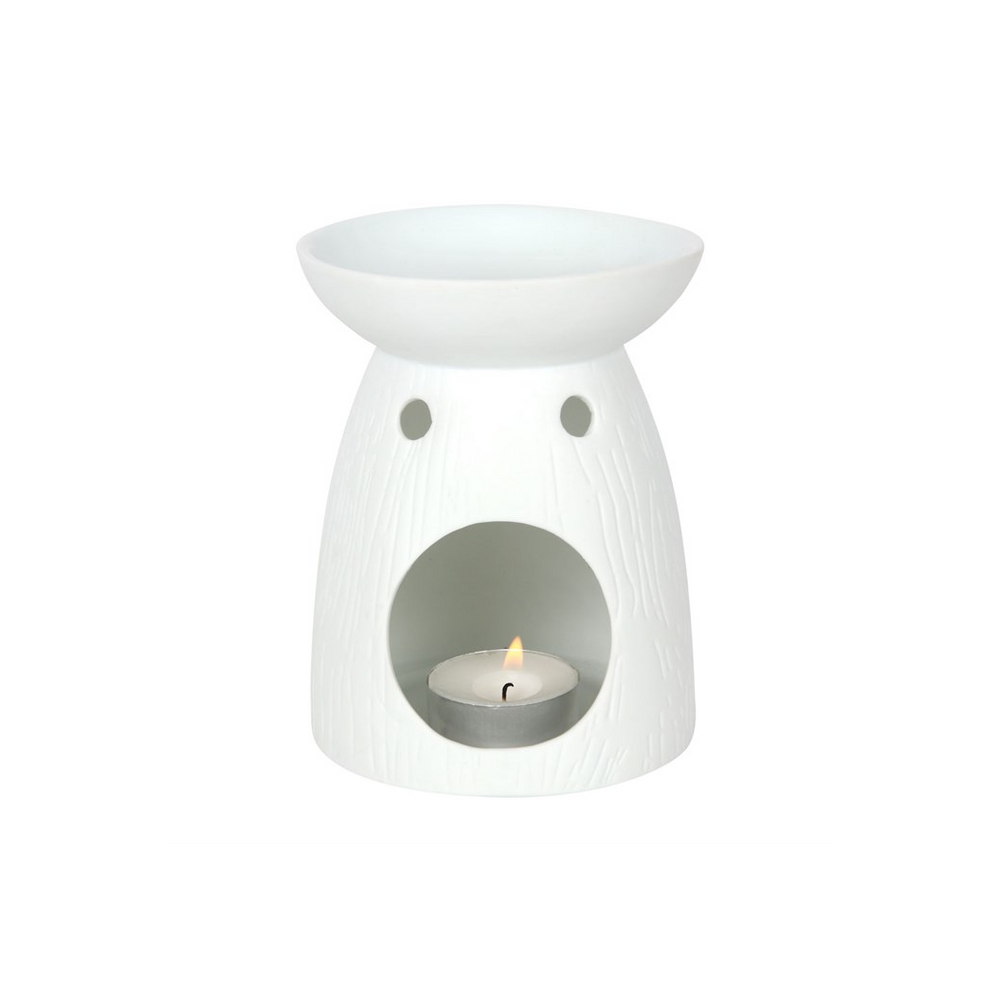 White Ceramic Tree of Life Oil Burner Tranquil - Thesoulmindspirit