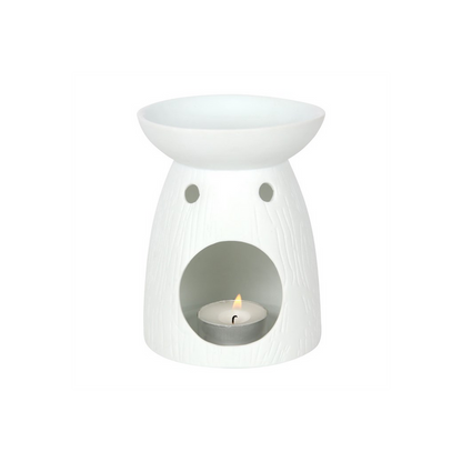 White Ceramic Tree of Life Oil Burner Tranquil - Thesoulmindspirit