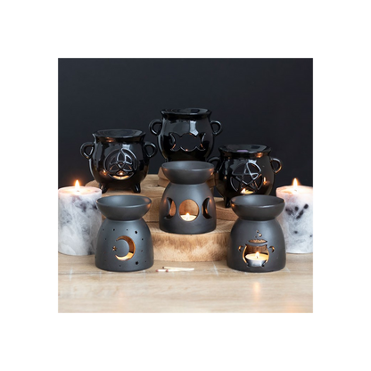 Triple Moon Cauldron Oil Burner Home Decor - Thesoulmindspirit