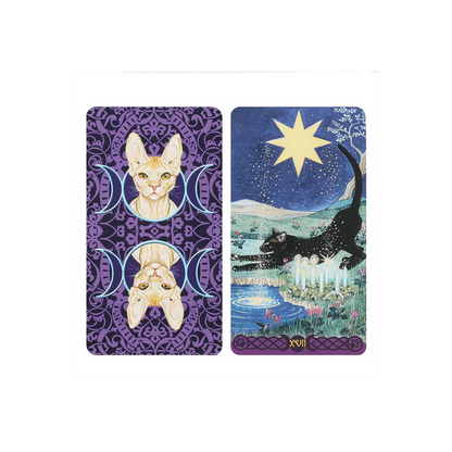 Pagan Cats Tarot Cards - Mystical Feline Insights - Thesoulmindspirit