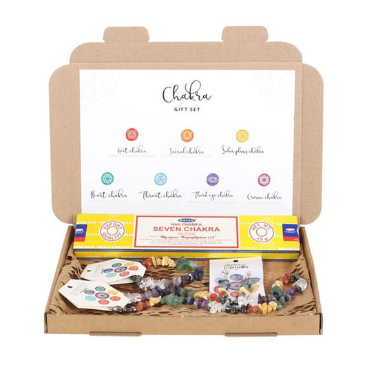 Chakra Crystal Chip Jewellery Gift Set Radiate - Thesoulmindspirit