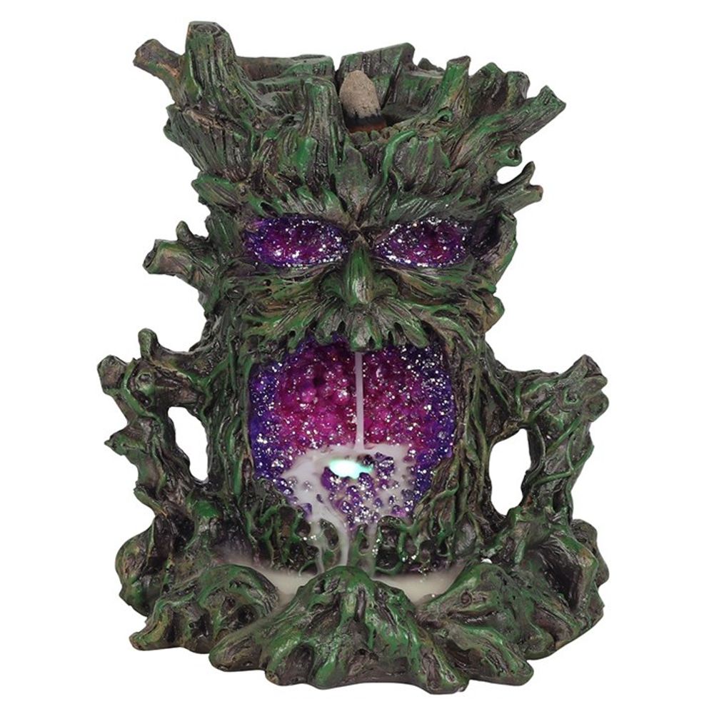 Dark Tree Man Backflow Incense Burner with Light - Thesoulmindspirit