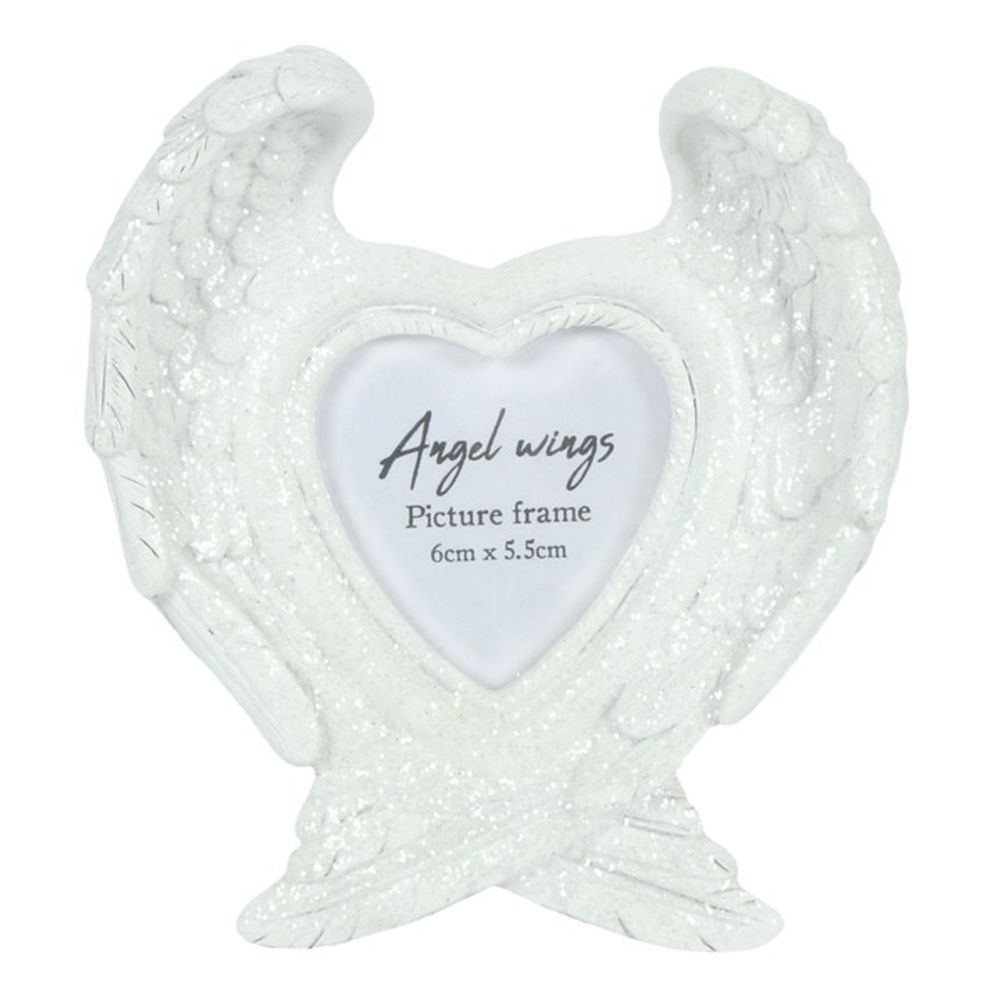 Glitter Angel Wing Photo Frame - Cherish Moments - Thesoulmindspirit