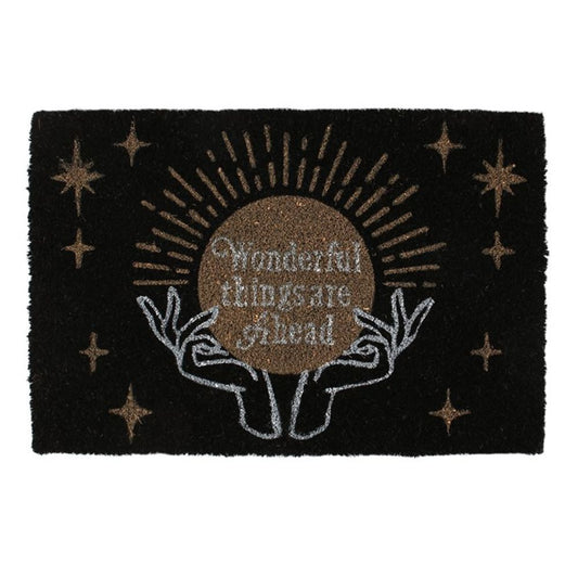Fortune Teller Black Doormat - Mystical Vibes - Thesoulmindspirit
