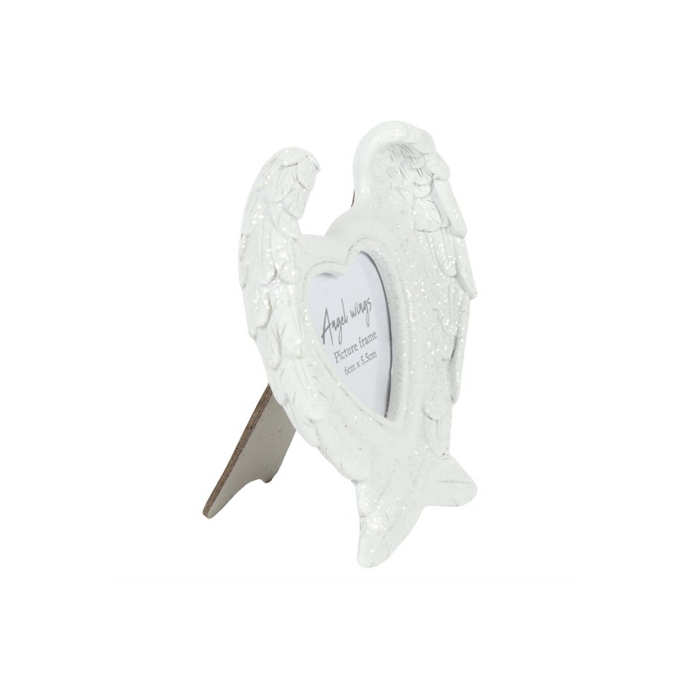 Glitter Angel Wing Photo Frame - Cherish Moments - Thesoulmindspirit