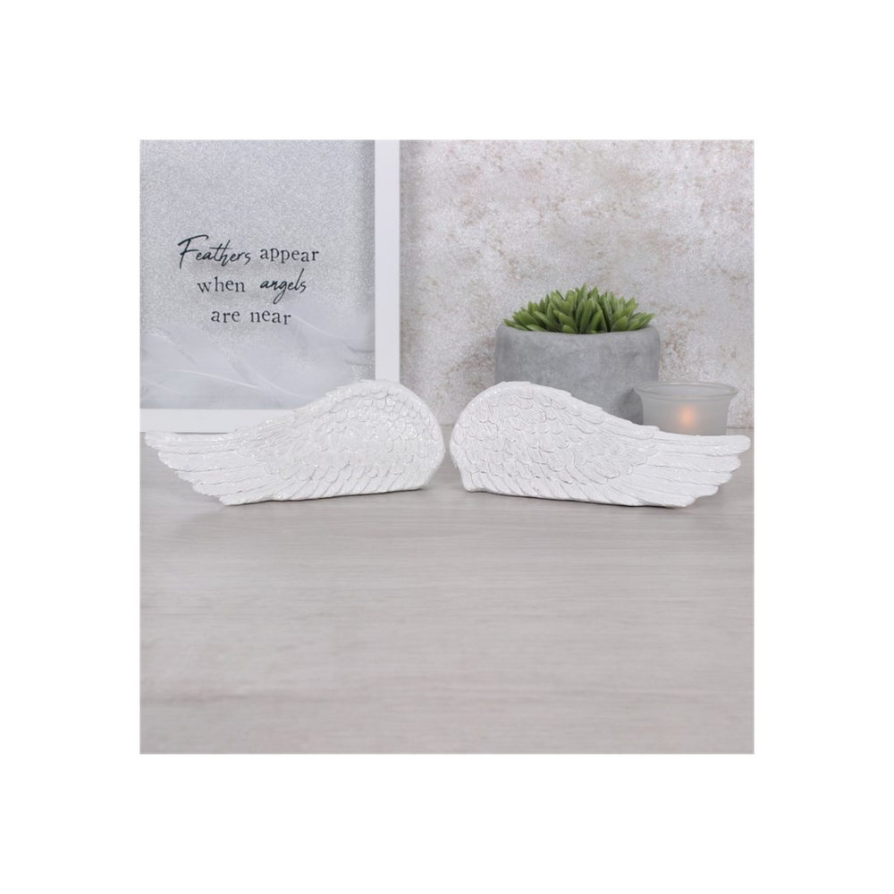 Set of 2 Glitter Standing Angel Wings - Thesoulmindspirit