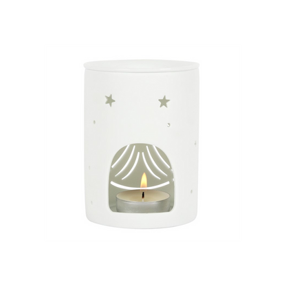 White Angel Cut Out Oil Burner Home Ambiance - Thesoulmindspirit