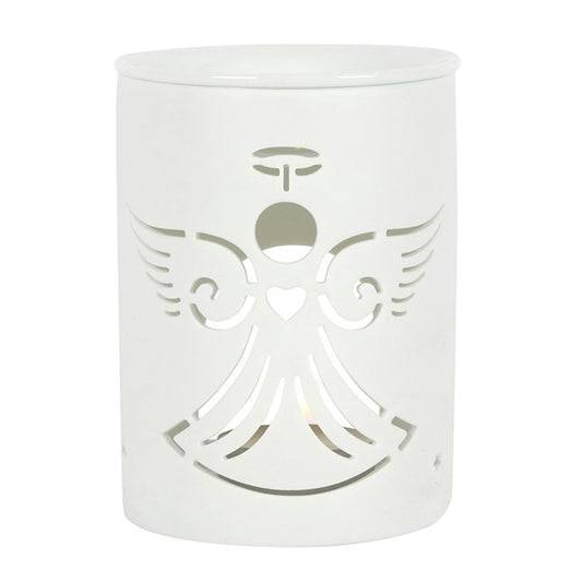 White Angel Cut Out Oil Burner Home Ambiance - Thesoulmindspirit