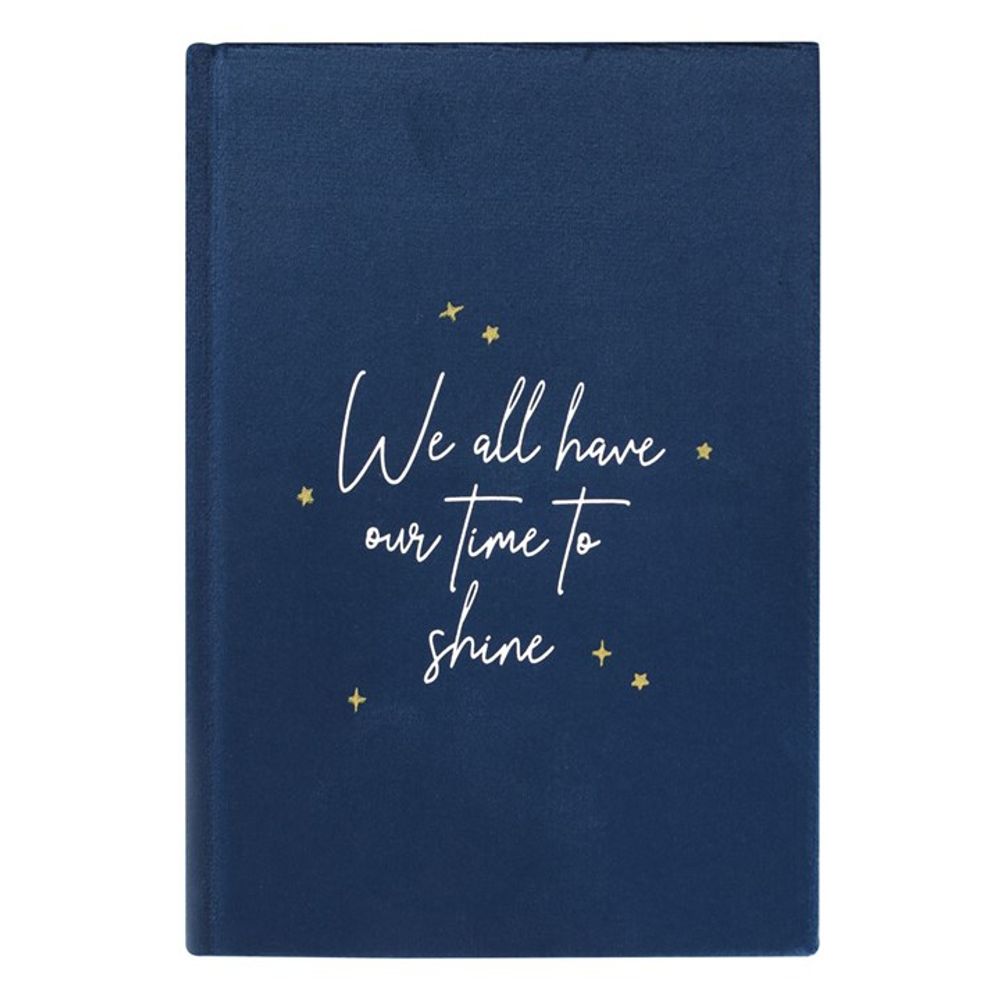 Crescent Moon Velvet Notebook - Dreams in Style - Thesoulmindspirit