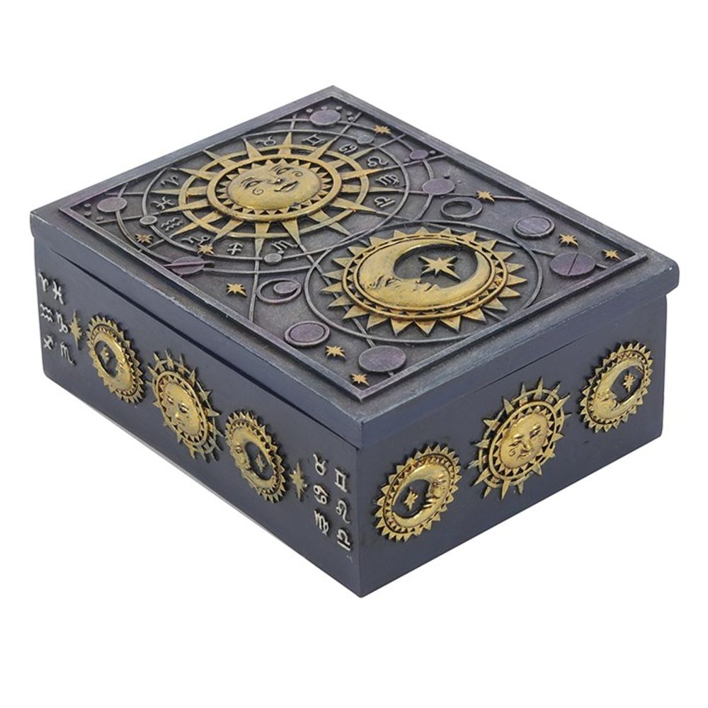 Sun and Moon Resin Storage Box Mystical - Thesoulmindspirit