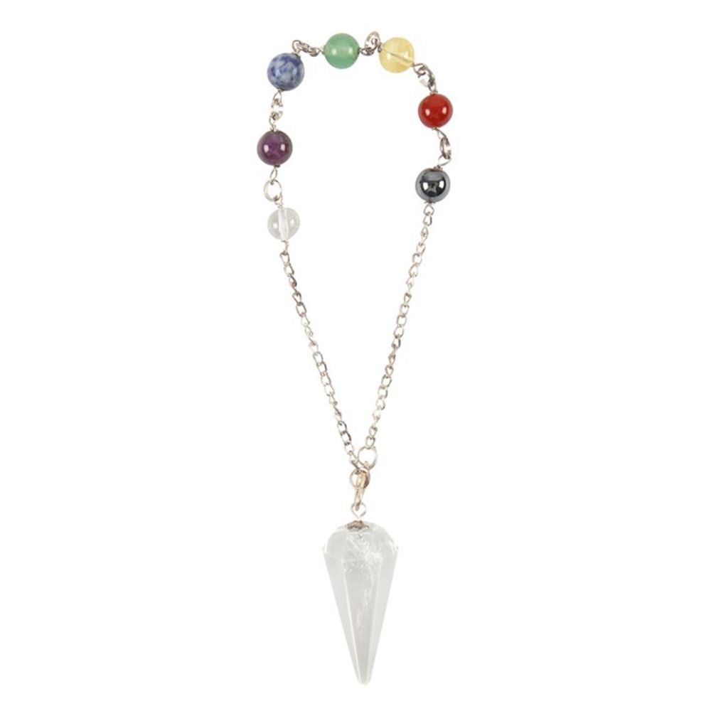 Clear Quartz Chakra Pendulum Bracelet Harmonize - Thesoulmindspirit