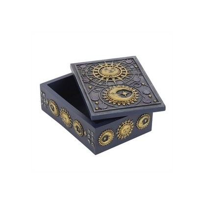 Sun and Moon Resin Storage Box Mystical - Thesoulmindspirit