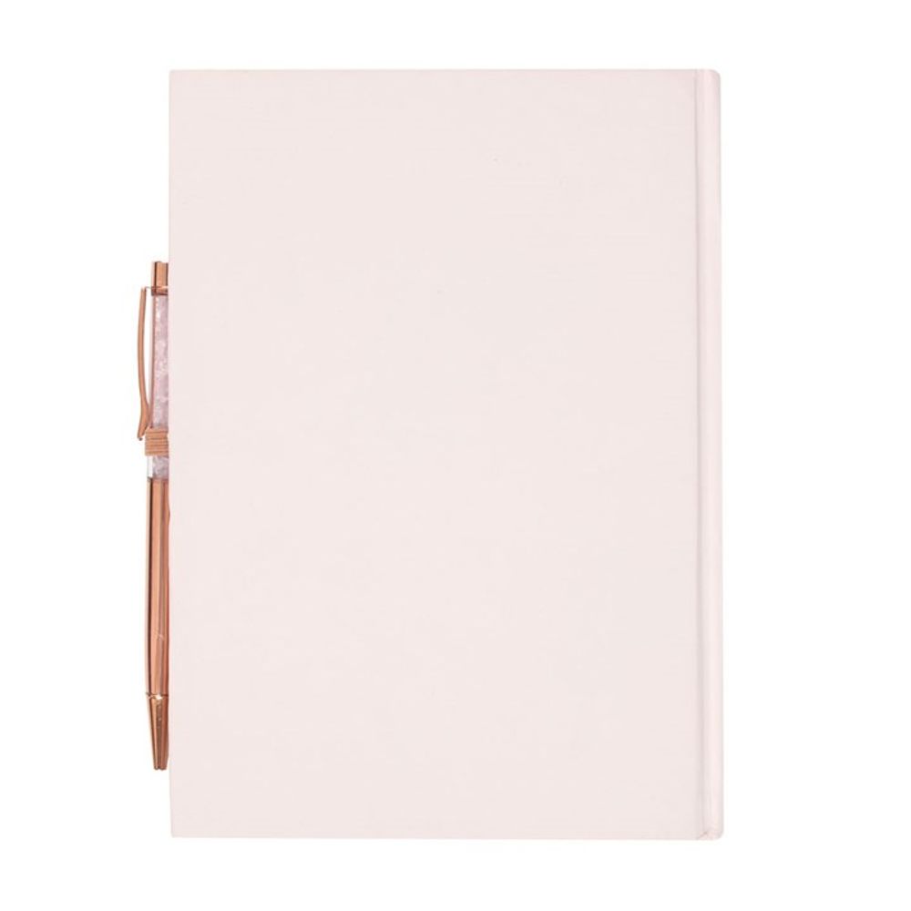 Gratitude Journal with Rose Quartz Pen Cultivate - Thesoulmindspirit