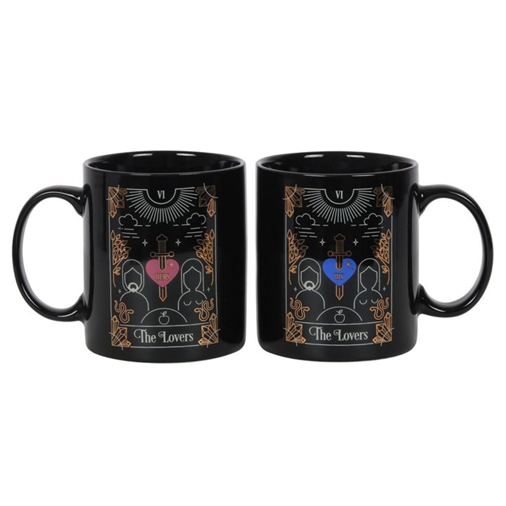The Lovers Tarot Couples Mug Set - Share Love - Thesoulmindspirit